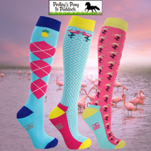 Load image into Gallery viewer, HyFASHION Flamingo Socks (Pack of 3)