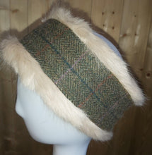 Load image into Gallery viewer, Pedley's Pony to Paddock Tweed X Faux Fur Headbands