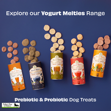 Load image into Gallery viewer, Pawfect Yogurt Melties Pre and Probiotic Dog Treats with Blueberry, Cranberry, Blue Spirulina &amp; Mint