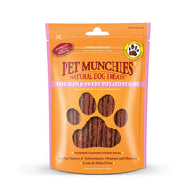 Load image into Gallery viewer, Pet Munchies Chicken and Sweet Potato Dog Treats 90g