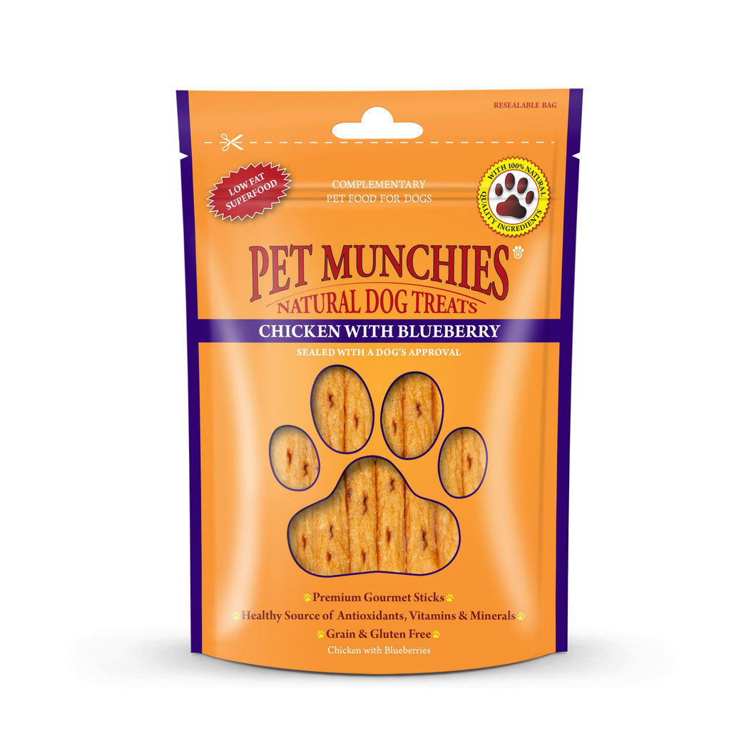 Pet Munchies Chicken with Blueberry Sticks