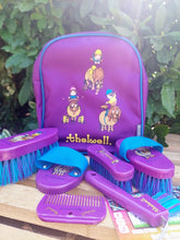 Load image into Gallery viewer, Hy Equestrian Thelwell Pony Friends Grooming Kit Rucksack