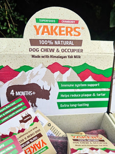 Yakers Dog Chews- Cranberry