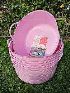 LIMITED EDITION Soft Pink Red Gorilla Small Shallow Tub 15L
