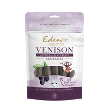 Load image into Gallery viewer, Eden Pet Foods Venison, Aniseed &amp; Blackberry Sausages