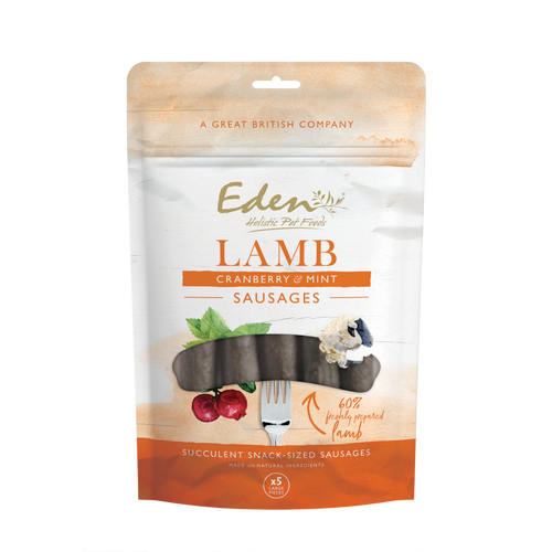 Eden Pet Foods Lamb, Cranberry & Mint Sausages