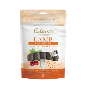 Eden Pet Foods Lamb, Cranberry & Mint Sausages