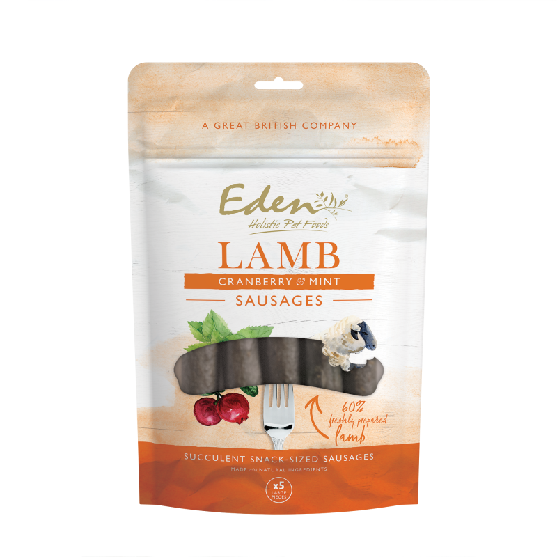 Eden Pet Foods Lamb, Cranberry & Mint Sausages
