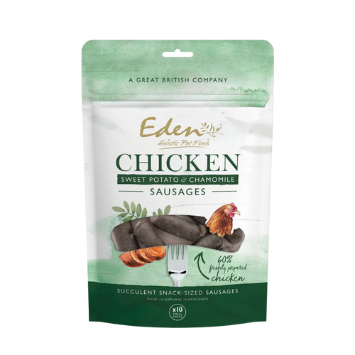 Eden Pet Foods Chicken, Sweet Potato & Chamomile Sausages