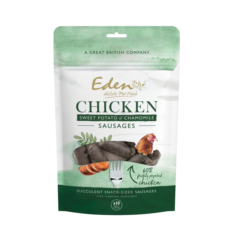 Eden Pet Foods Chicken, Sweet Potato & Chamomile Sausages