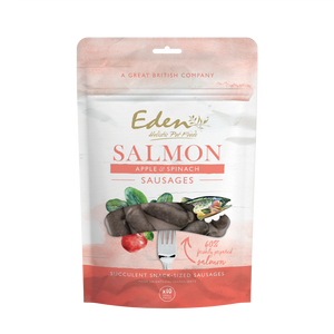 Eden Pet Foods Salmon, Apple & Spinach Sausages