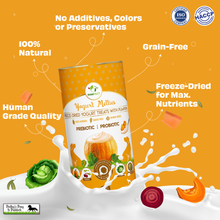 Load image into Gallery viewer, Pawfect Yogurt Melties Pre and Probiotic Dog Treats with Pumpkin, Beetroot, Cabbage &amp; Fennel Seeds