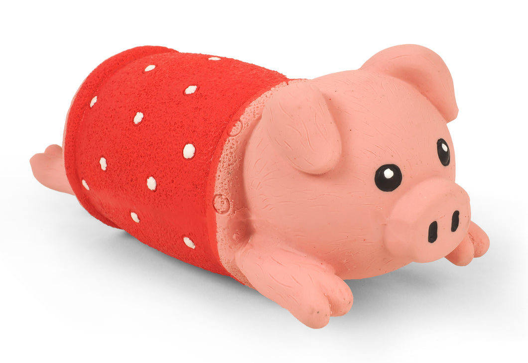 Plushy Pig in Blanket Dog Toy