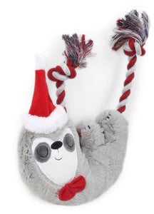 Christmas Sloth Dog Toy