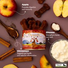 Load image into Gallery viewer, Pawfect Cheesecuits Cheese biscuits with Apple, Eggs and Cinnamon