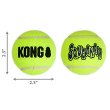Load image into Gallery viewer, KONG Air Squeaker Tennis Ball (6Pk) Medium