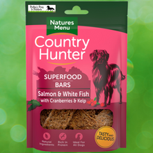 Load image into Gallery viewer, Country Hunter Superfood Bars- Salmon &amp; White Fish