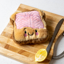 Load image into Gallery viewer, Festive Smoked Salmon Toast Dog Toy