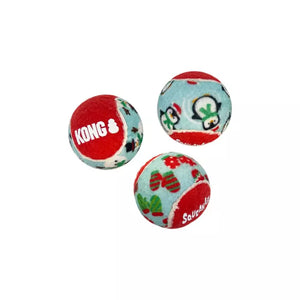 Kong Christmas SqueakAir Balls 2023