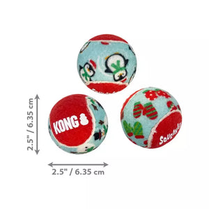 Kong Christmas SqueakAir Balls 2023