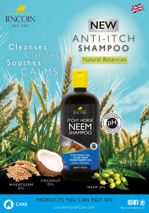 Lincoln Itchy Horse Neem Shampoo