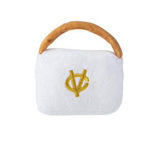 White Chewy Vuiton Purse