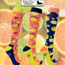 Load image into Gallery viewer, HyFASHION Fruity Lemon Socks (Pack of 3)