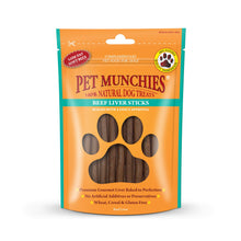 Load image into Gallery viewer, Pet Munchies Beef Liver Sticks Dog Treats