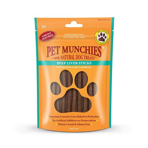 Pet Munchies Beef Liver Sticks Dog Treats