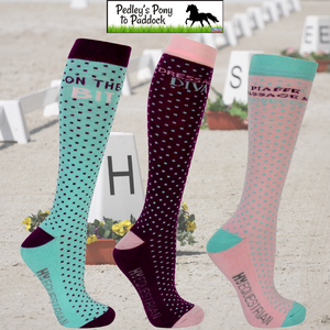 Hy Equestrian Dressage Socks (Pack of 3)