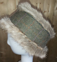 Load image into Gallery viewer, Pedley&#39;s Pony to Paddock Tweed X Faux Fur Headbands