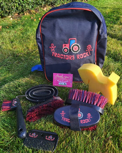 Tractors Rock Grooming Kit Rucksack Hy Equestrian