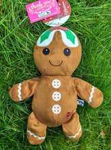 Load image into Gallery viewer, Festive Gingerbread Man Dog Toy