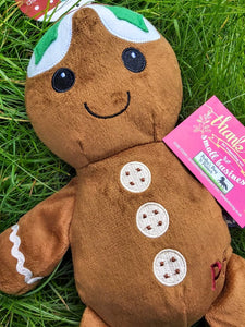 Festive Gingerbread Man Dog Toy