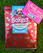 Load image into Gallery viewer, Bakers Dog Treats Christmas Tin