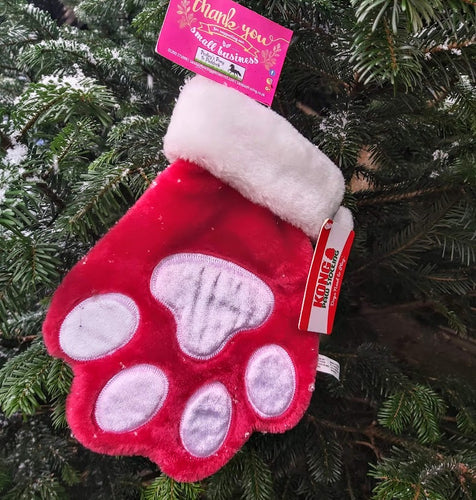 Kong Stocking Holiday Paw
