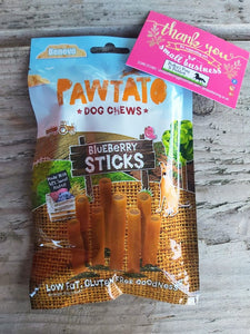 Pawtato Sticks with Blueberries 120g