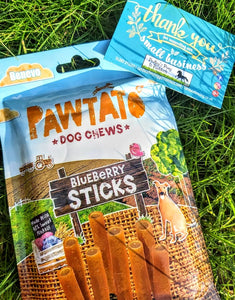 Pawtato Sticks with Blueberries 120g