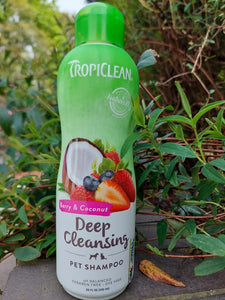 TropiClean Berry & Coconut Pet Shampoo