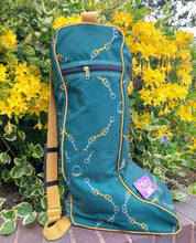 Load image into Gallery viewer, Hy Equestrian Elegant Stirrup and Bit Boot Bag