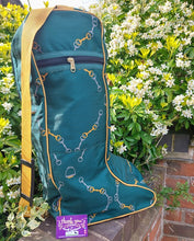 Load image into Gallery viewer, Hy Equestrian Elegant Stirrup and Bit Boot Bag