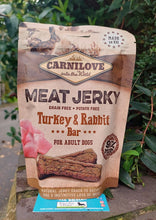 Load image into Gallery viewer, Carnilove Jerky Turkey &amp; Rabbit Meat Jerky