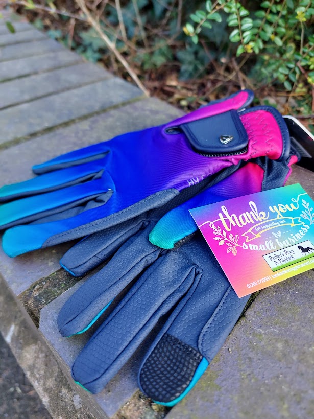 Hy Vibrant Ombre Riding Gloves