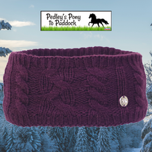 Load image into Gallery viewer, Hy Equestrian Melrose Cable Knit Headband
