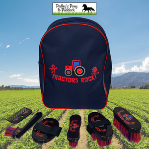 Tractors Rock Grooming Kit Rucksack Hy Equestrian