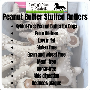 Peanut Butter Stuffed Antlers