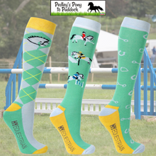 Load image into Gallery viewer, Hy Equestrian Competition Ready Socks (Pack of 3)