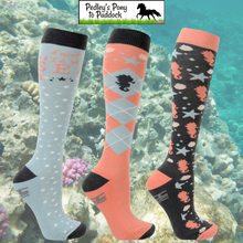 Load image into Gallery viewer, HyFASHION Vitamin Sea Socks (Pack of 3)