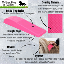 Load image into Gallery viewer, Rubber Horse Grooming Brush