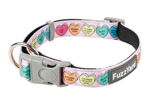 Candy Hearts Dog Collar